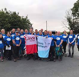 ‘Aint no mountain high enough for fundraising Yorkshire housebuilding staff